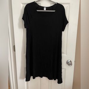 Old Navy Black T-Shirt Dress